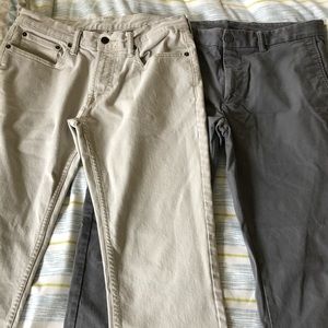 2 pairs men’s pants